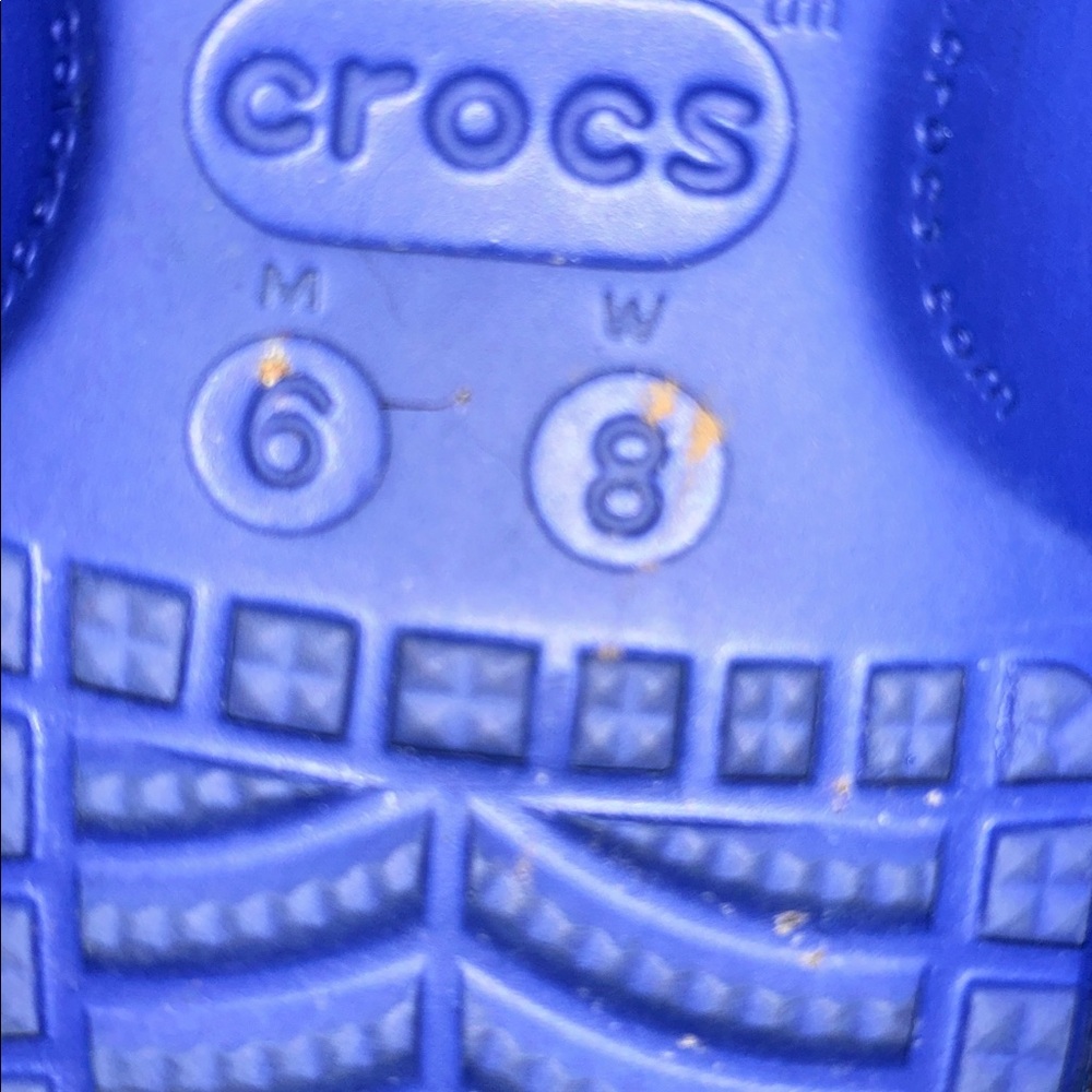 HP🎊Disney Make a Wish Blue Glitter Crocs - Picture 5 of 6